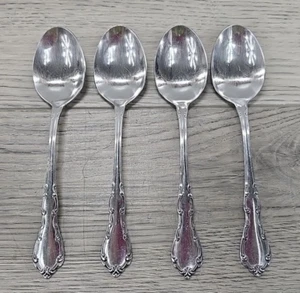 OneidaWare Whittier Stainless Place Oval Soup Spoons - Set of 4 - Retired - Picture 1 of 4