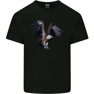 A Vulture Illustration Birds of Prey Herren Baumwolle T-Shirt Tee Oberteil - Bild 1 von 106