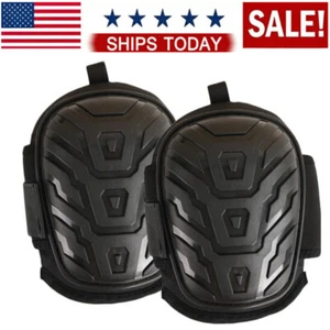 2Pcs Professional Gel Knee Pads Heavy Duty for Construction w/ Anti-slip Straps - Picture 1 of 7