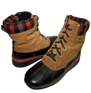 Cougar Duck Boots Women's 8M Totem Oak Leather Rubber Waterproof Winter Canada - Picture 1 of 12