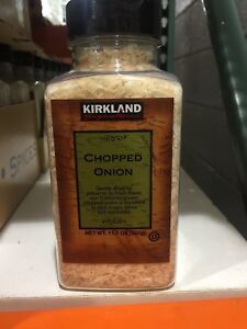 Kirkland Signature Chopped Onion Gently Dried Finest Quality 11.7 oz ***NEW***