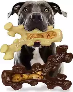 2 Pack Dog Chew Toys for Aggressive Chewers,Boredom and Stimulating Best Dog Toy - Picture 1 of 4