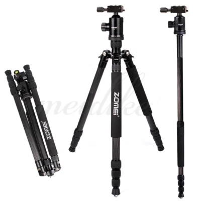 Zomei Z888C Professional Carbon Fiber Tripod Monopod&Ball Head For DSLR Camera - Image 1 of 4
