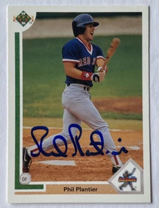 Tarjeta firmada por Phil Plantier Upper Deck #2 1990 Boston Red Sox automática MLB RAD - Imagen 1 de 1