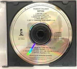 #6472 Robert Palmer Riptide CD - Picture 1 of 3