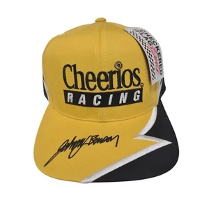 Cheerios Rennmütze mit karierter Flagge Johnny Benson NASCAR #26 verstellbar - Bild 1 von 4