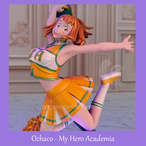 MHA Ochaco Urakaka Unpainted resin 1/8 scale model kit (approx 250 mm) - Picture 1 of 5