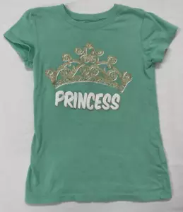 Place Girls Youths Green Cotton Princess Shirt Top Size 4T (XS) - Picture 1 of 15