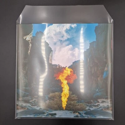 12" Outer Record Sleeves Polypropylene With Flap Fits Double & Single Album - Image 1 of 4