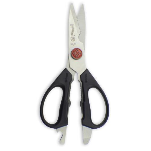2 Pcs Mundial 690 TS and Husky Household Scissors Shears Set, Black Handles