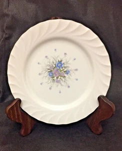 Bristol Fine China Lisa Floral Silver Trim Plate 6 1/4" S-4561 Made in Japan - Picture 1 of 7
