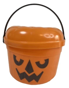 McDonalds Halloween Happy Meal McGoblin Kürbis Eimer mit Deckel 1986 Vintage - Bild 1 von 11