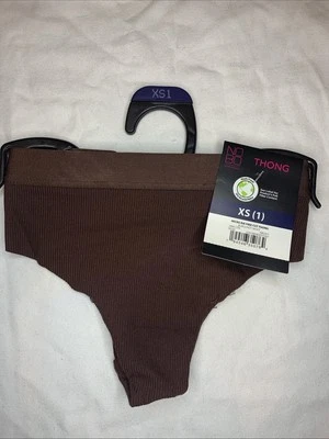 Bragas de tanga No Boundaries para mujer talla XS (1) borgoña noche Foto 1 de 3