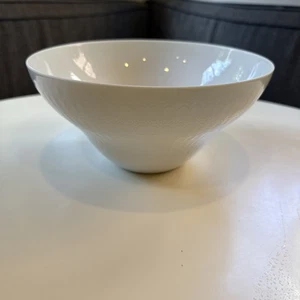 Rosenthal Romance Cuenco para Servir 8 1/2" x 4 1/8" Blanco Repujado PEQUEÑO CHIP LEER - Imagen 1 de 8