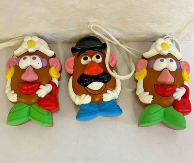 Juego de 3 Hasbro Talking Mini Mr. 1999 vintage Cabezal de papa probado y funciona Foto 1 de 4