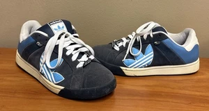 Adidas Mens 12 Evolution Lace Up Skate Shoes Sneakers Retro Trefoil Campus 2008 - Picture 1 of 7