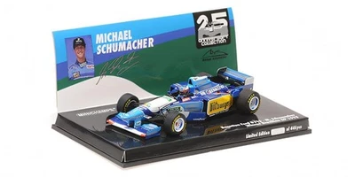 1:43 MINICHAMPS Benetton F1 B195 #1 Win.Brazilian Gp 1995 Schumacher 517950101 M - Image 1 of 2