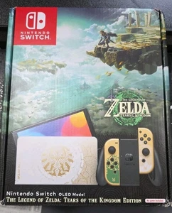 Nintendo Switch The Legend of Zelda Tears of the Kingdom Console OLED NUOVISSIMA - Foto 1 di 3