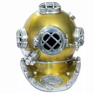 Antique Diving Helmet US Navy Mark V Boston Deep Sea Scuba Antique Divers Helmet - Picture 1 of 5