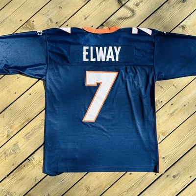 Camiseta deportiva de colección John Elway Starter para hombre grande 48 #7 Denver Broncos NFL fútbol Foto 1 de 4