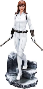 MARVEL UNIVERSE Black Widow White Costume Easy Assembly Figure MK366 Kotobukiya - Picture 1 of 12