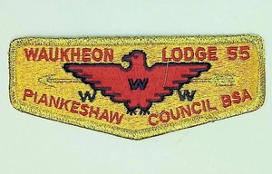Waukheon Lodge 55 Piankeshaw Council IL Flap GMY Bdr (CB233) - Picture 1 of 2