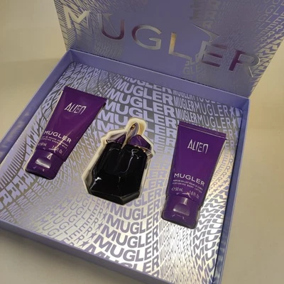Mugler Alien - Geschenke Set - EDP 30 ml / Bodylotion 50 ml / Shower Milk 50ml. - Bild 1 von 4