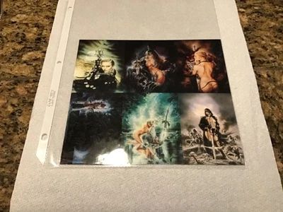 Tarjeta coleccionable Luis Royo 2 Forbidden Universe hojas promocionales sin cortar imágenes de cómic 1994 Foto 1 de 4