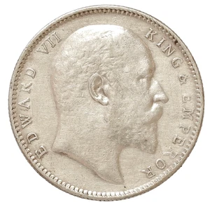 BRITISCH INDIEN 1 RUPIE 1905 B EDWARD WII SILBERMÜNZE - Bild 1 von 4