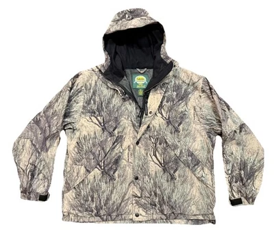 Cabela's Dry-Plus Jacket Size XL Open Country Camo Seclusion 3D Hooded Packable - Image 1 of 4