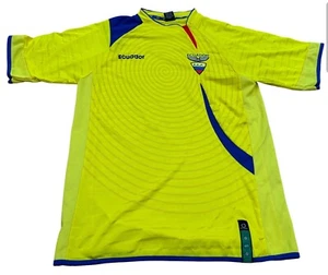 Ecuador FEF Soccer Football Jersey Shirt Optimus South Africa 2010 World Cup - Picture 1 of 10