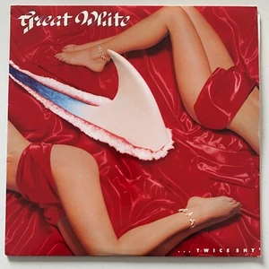 Great White – ... Twice Shy - 1989 US Vinyl LP - Very Good (VG/NM) - C1-90640 - Picture 1 of 6