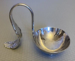 Victorian Silverplated Standing Ladle Footed Bent Loop Handle NF Silver Co 1877 - Picture 1 of 11