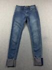 Cotton On Womens Size 2 W24 Blue Denim Mid Rise Jegging Jeans