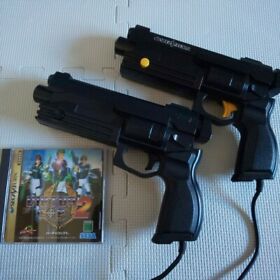 SEGA SATURN Virtua Gun 2 Controllers & Game VIRTUA COP 2 HSS-0122