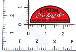 Keystone Packard  radiator water slide decal SHIPPING W/TRACKING - Picture 1 of 1