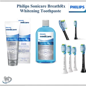 Dental Philips Sonicare BreathRx Toothpaste C3 Premium Plaque Toothbrush Heads E - Picture 1 of 3