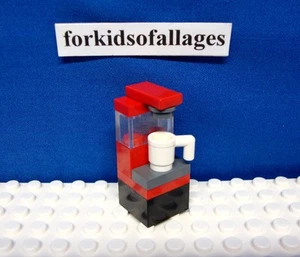 COFFEE MAKER - Built with Lego Pieces - City/Town Minifig Accessory - Picture 1 of 1