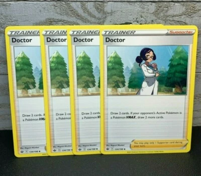 Doctor 134/198 Trainer Uncommon  Pokemon Card Chilling Reign - Image 1 of 4
