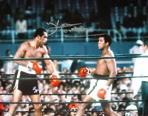KEN NORTON WORLD CHAMPION SIGNED 16x12 BOXING PHOTO v MUHAMMAD ALI COA & PROOF - Picture 1 of 2