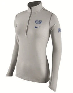 NIKE Florida Gators Tailgate Element Grey Black Half Zip Shirt Jacket Womens XL - Picture 1 of 7