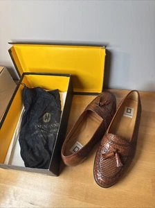 Magnanni Herrera Woven Rebeco Cognac Halbschuhe Gr. 12 M 5422T - Bild 1 von 9