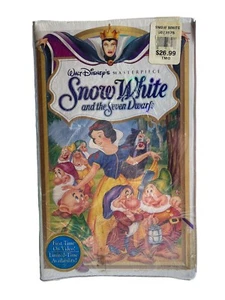NEW Snow White VHS 1994 Walt Disney Masterpiece Collection FACTORY SEALED - Imagen 1 de 7