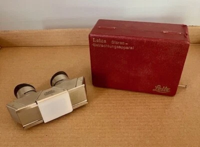 Leica VOTRA Stereo Viewer for STEREOLY slides w/ Case, Ernst Leitz Wetzlar - Image 1 of 4