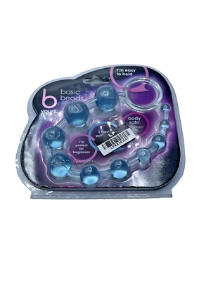 Blush Novelties B Yours Basic Anal Beads, Blue by Blush Novelties - Image 1 of 4