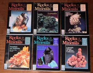 Rocks And Minerals Magazine Lot Volume 76 2001 6 Magazines - Picture 1 of 8