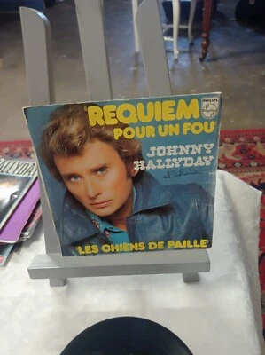 JOHNNY HALLYDAY " REQUIEM POUR UN FOU " DISQUE VINYL 45 TOURS - Photo 1/4
