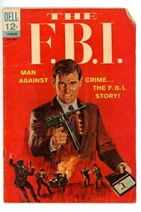 1965 Dell Comic Book The F.B.I. #1 April-June Man Against Crime First Issue - Picture 1 of 7