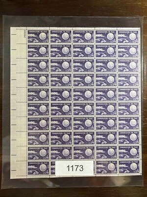 1173 US Mint Sheet, 4 Cent “Echo I” Communication Satellite, Mint NH - Image 1 of 3
