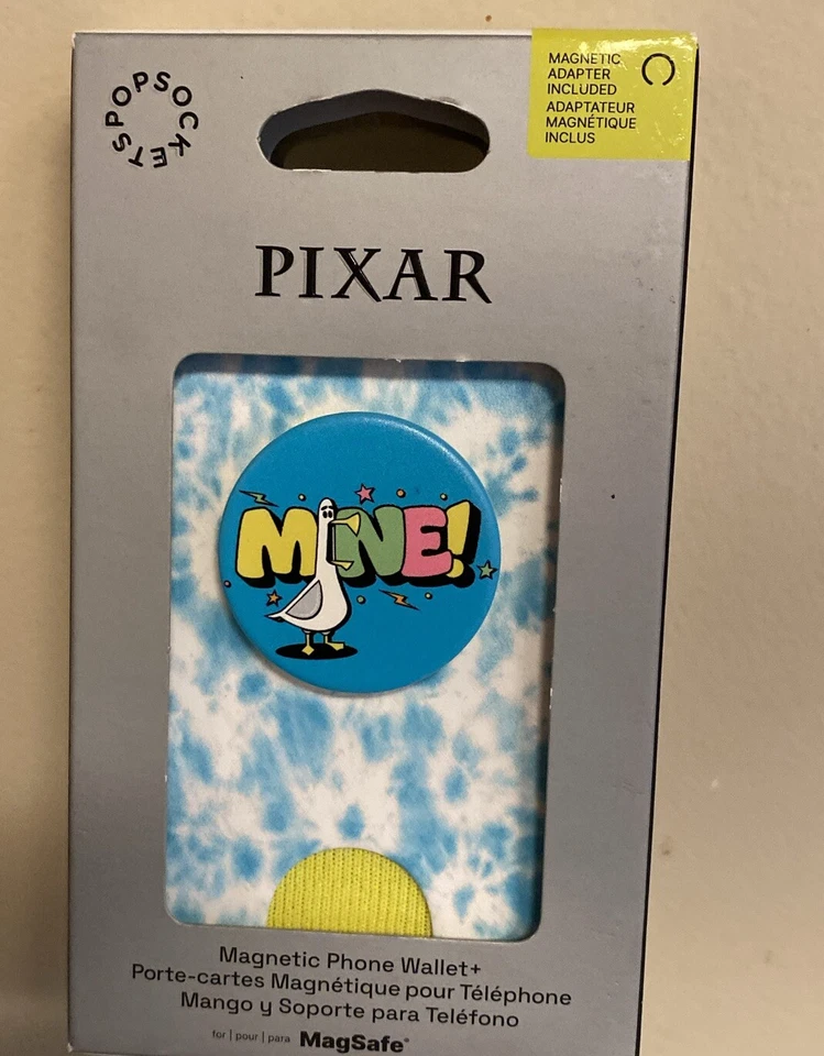 Disney Pixar Popsockets Mine Seagulls Finding Nemo Magnetic Phone Wallet NEW! - Image 1 of 1